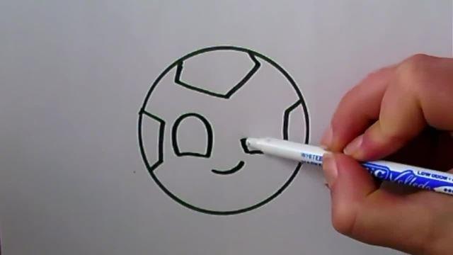 画足球简笔画彩色的步骤与技巧