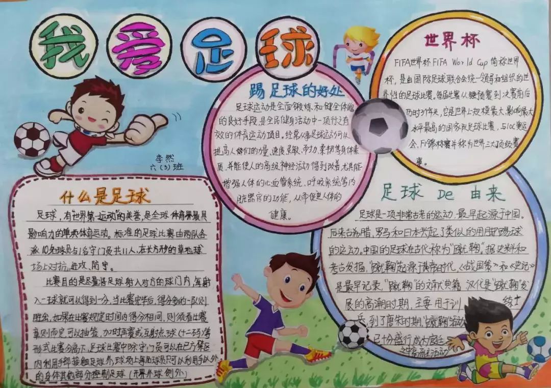 1～3年级足球手抄报内容，小小球星，大梦想启航
