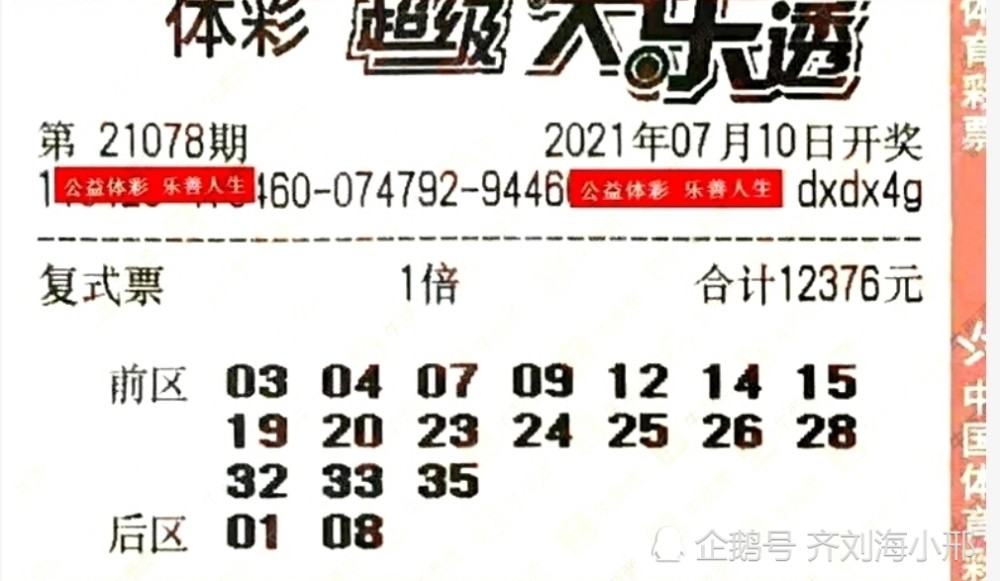 探寻大乐透21079期开奖号码，幸运的数字与生活的奇迹
